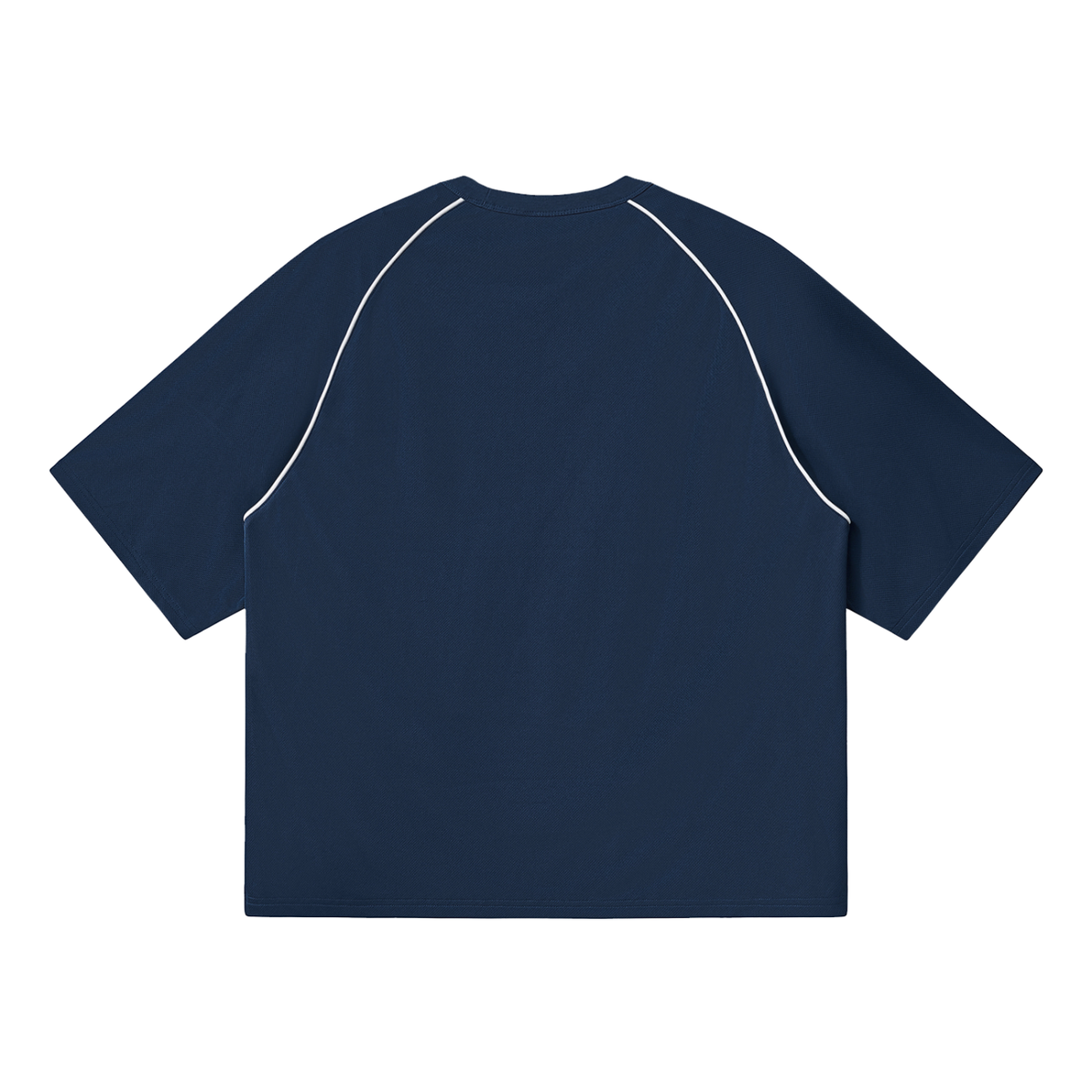 innerworld contrast piping panel raglan tee
