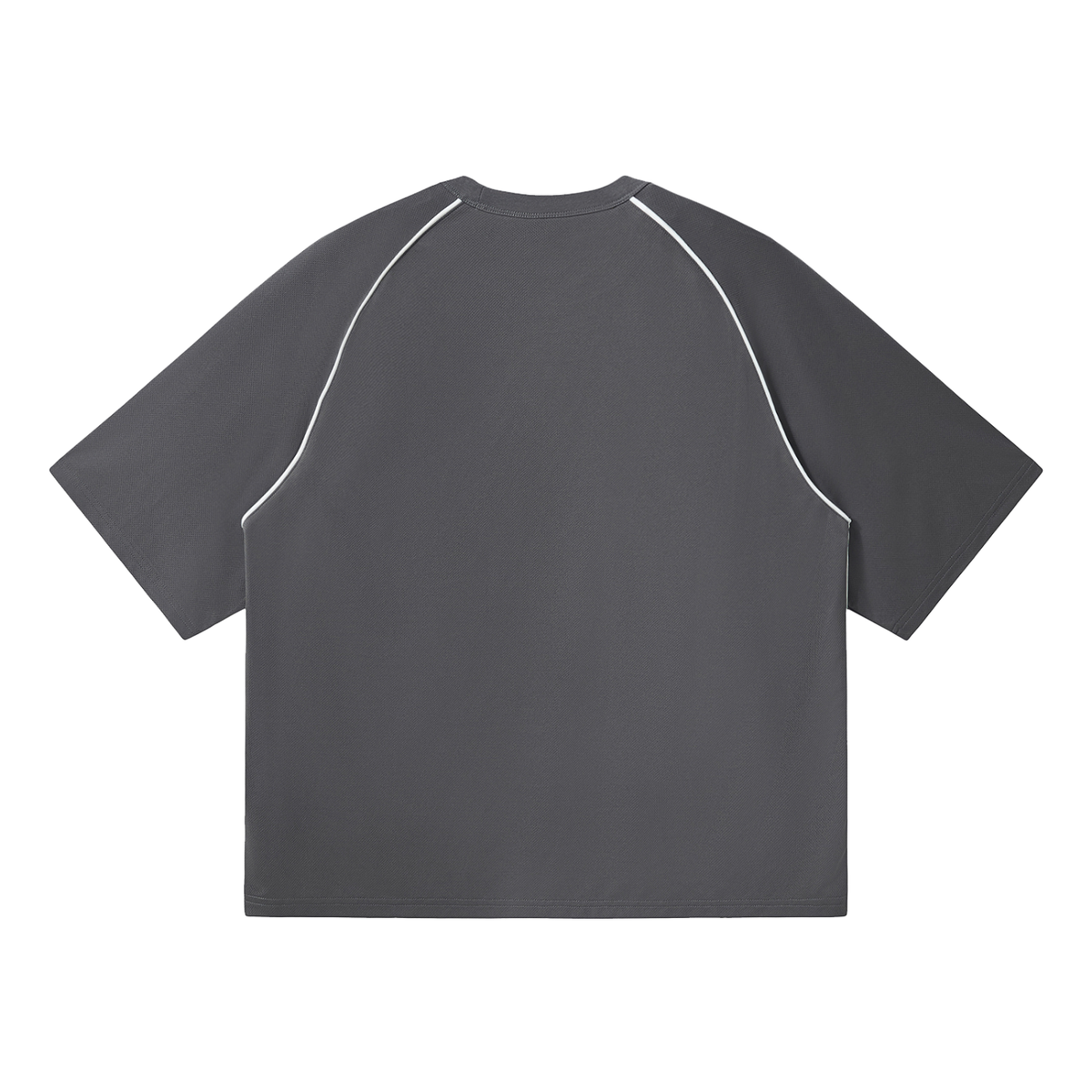 innerworld contrast piping panel raglan tee