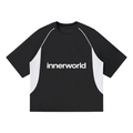 innerworld contrast piping panel raglan tee
