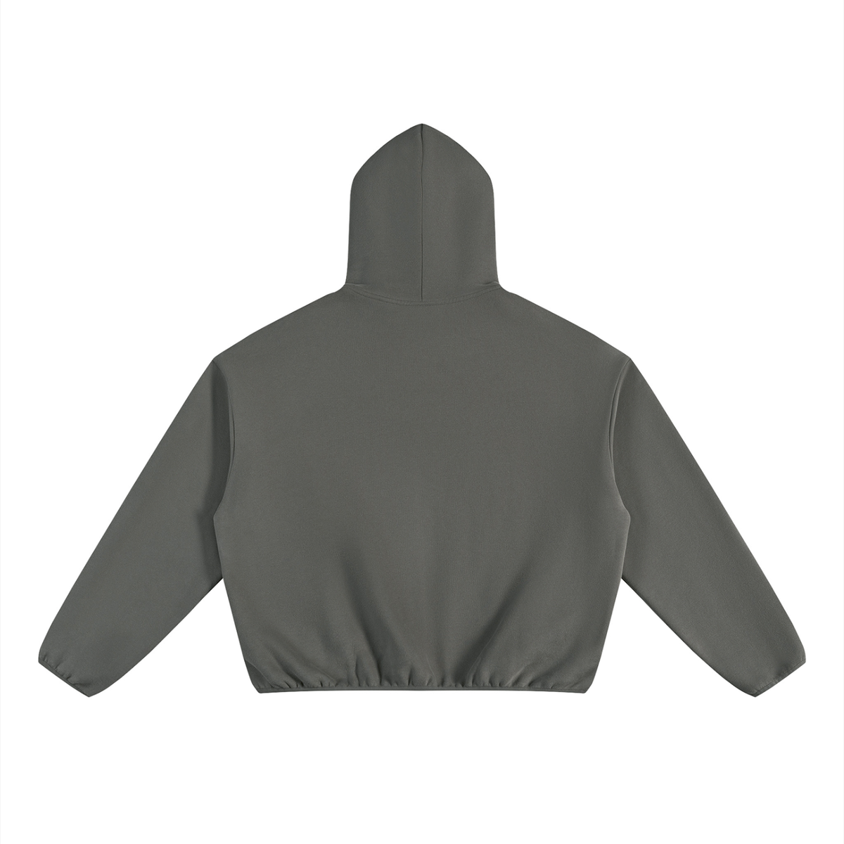 innerworld boxy piping fleece hoodie