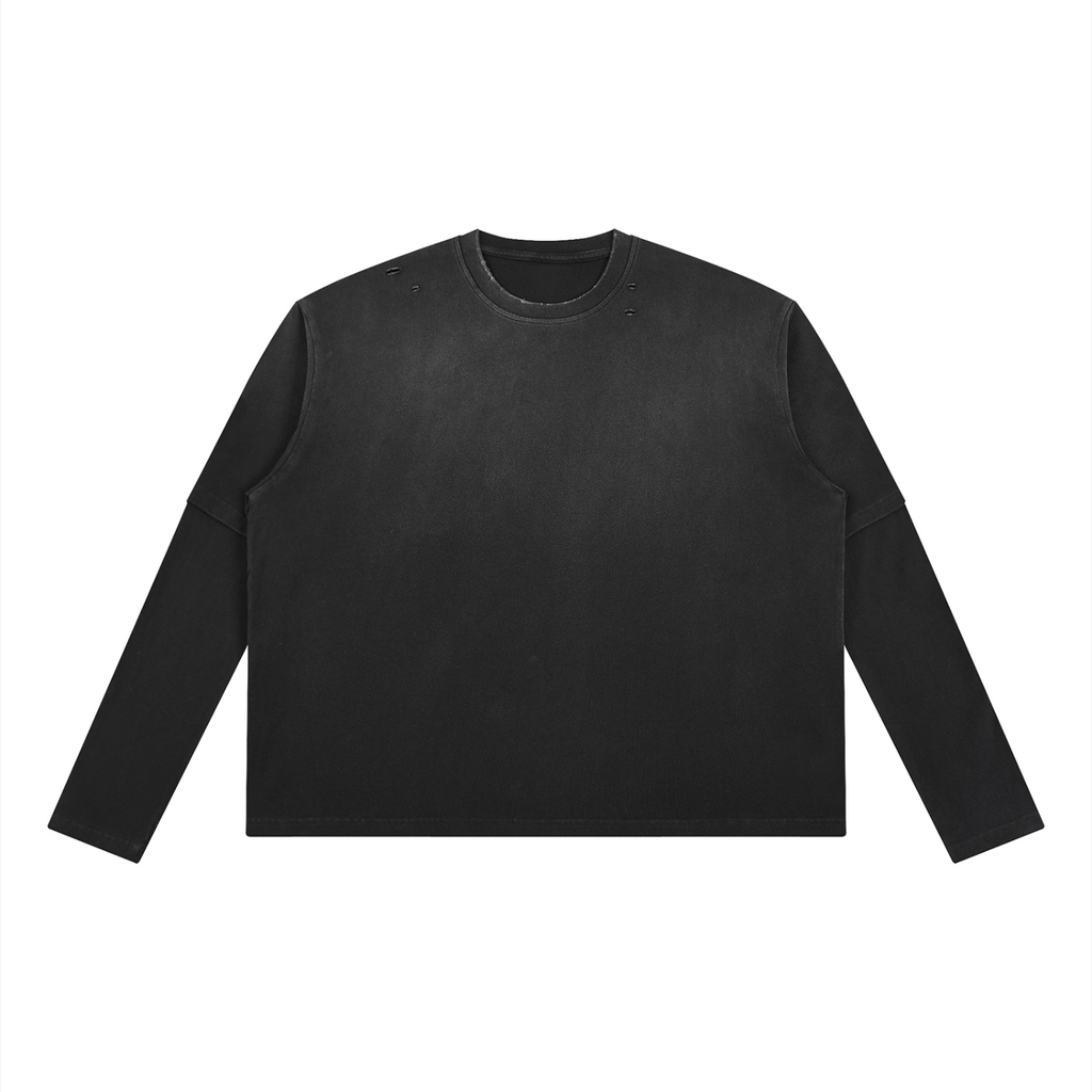 innerworld vintage wash layered tee