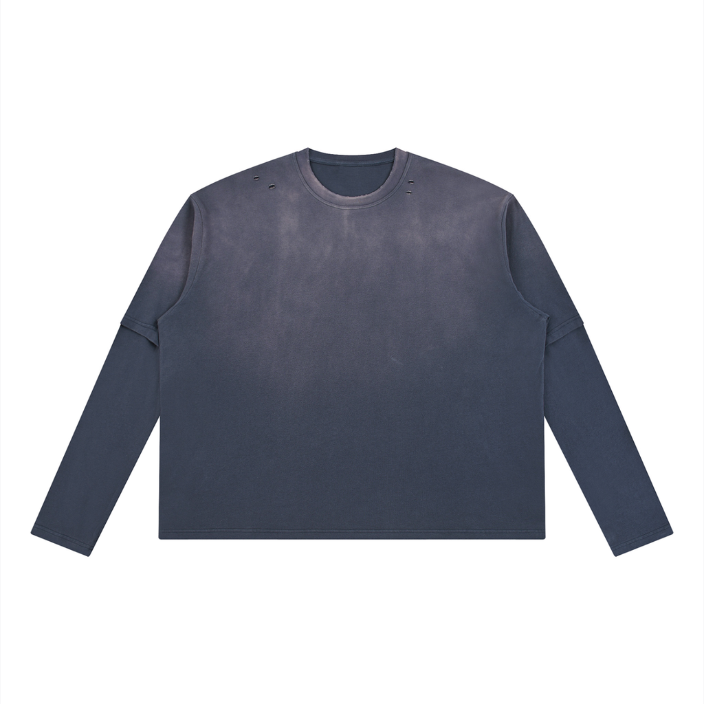 innerworld vintage wash layered tee