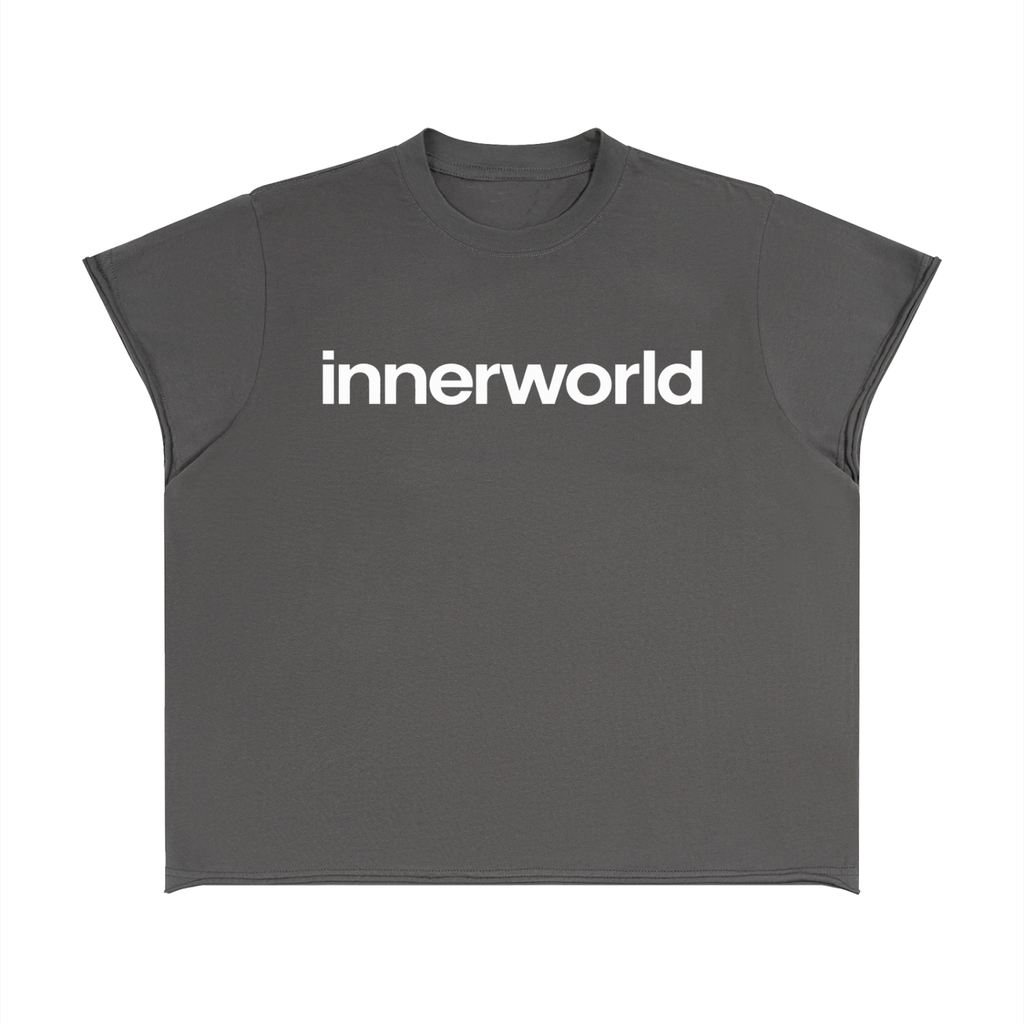 innerworld boxy raw edge tee
