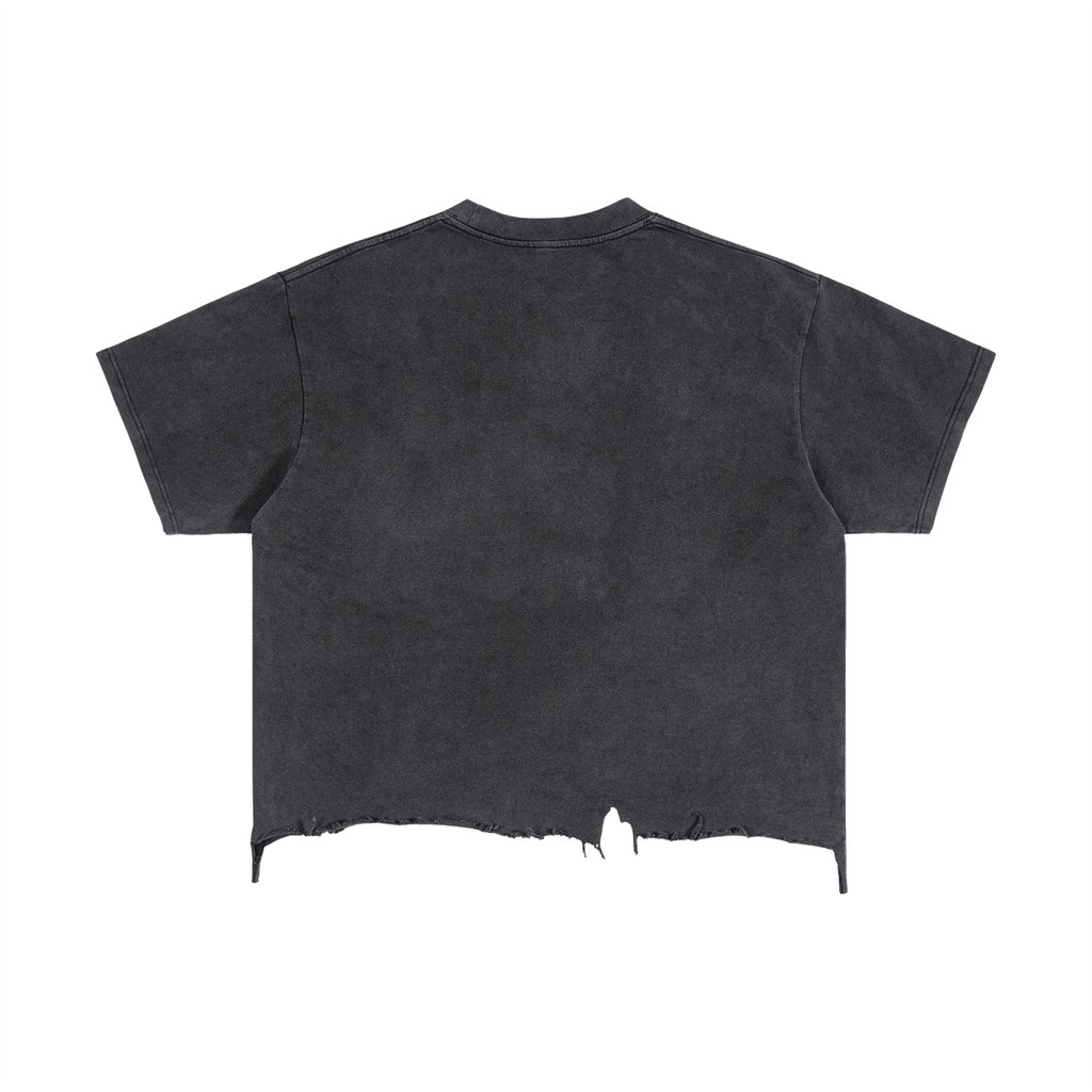 innerworld vintage wash boxy distressed tee