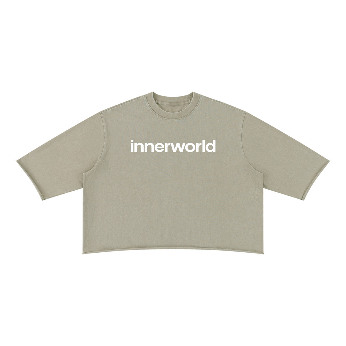 innerworld mineral wash raw boxy tee