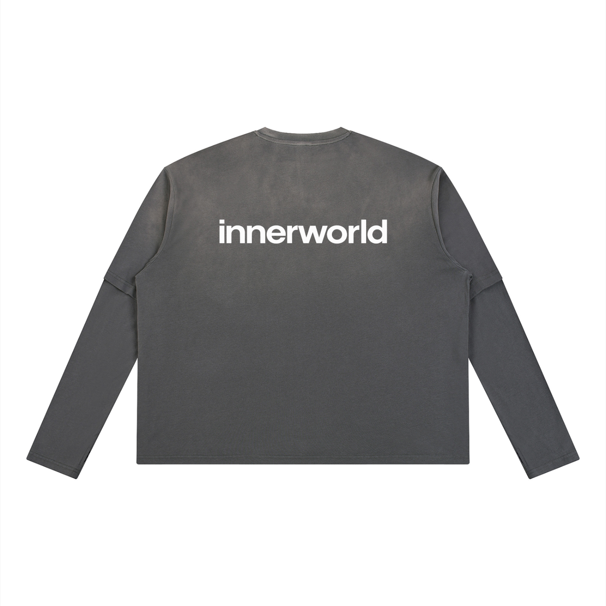 innerworld vintage wash layered tee