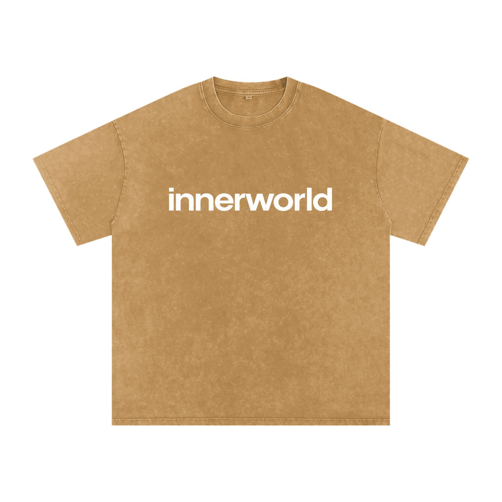 innerworld snow washed oversized tee