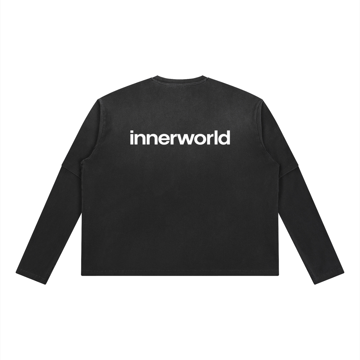 innerworld vintage wash layered tee