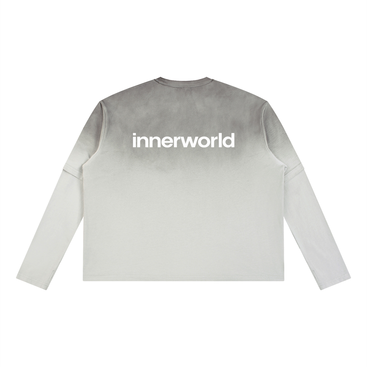 innerworld vintage wash layered tee