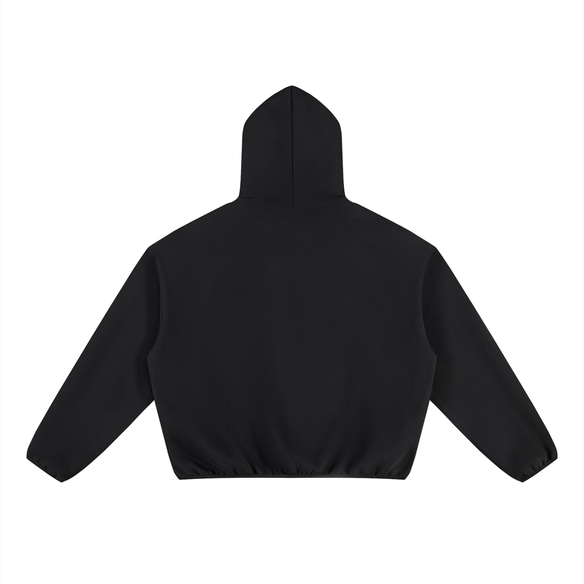 innerworld boxy piping fleece hoodie