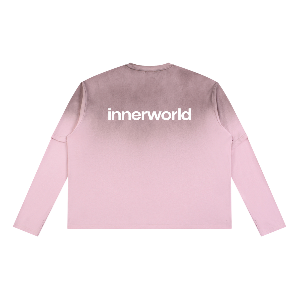 innerworld vintage wash layered tee