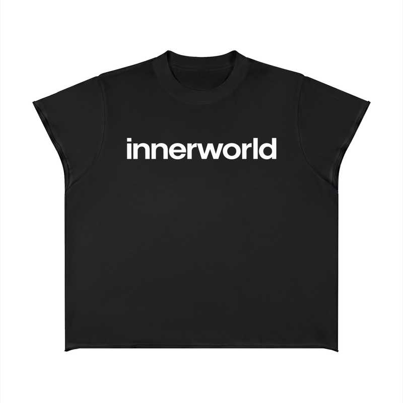innerworld boxy raw edge tee